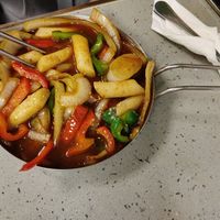 Toppoki at Restaurante Coreano Gangnam in Sevilla