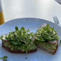 Avocado smash -really good  #Veganuary at Pura Vida in West Palm Beach