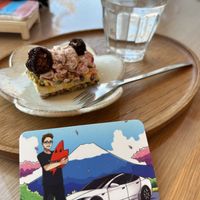 Raw Berry cake  at Vegan-Deli Optimist! in Sakura