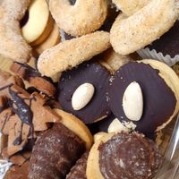 christmas cookies at Mamafood in Prague