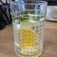 Even a glass of water had subtle fresh mint, ginger, and lemon   at Mamafood in Prague