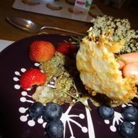 Elderflower Pancakes at Vegan Lakeland Living in Cockermouth