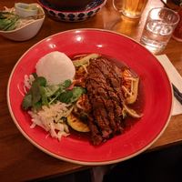 Vegan Duck, not too tasty but nice crust at Citana in Bochum