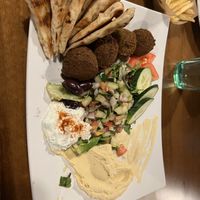 Falafel Platter  at Red Emma's Bookstore Coffeehouse in Baltimore