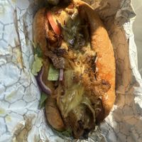 Cheesesteak  at Red Emma's Bookstore Coffeehouse in Baltimore