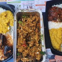 Curry and rice, kottu roti at Maneez in Zurich