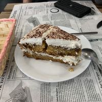 Tiramisu cake  at Veggie Sue's in Salamanca