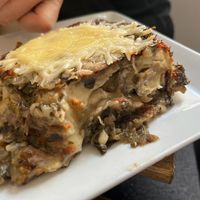 Moussaka at Veggie Sue's in Salamanca