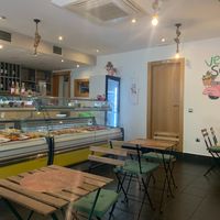 Inside at Veggie Sue's in Salamanca