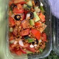  ensalada lentejas  at Veggie Sue's in Salamanca
