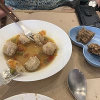 Albóndigas de soja y avena  at Veggie Sue's in Salamanca