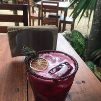 great cocktail at La Taqueria in Tulum