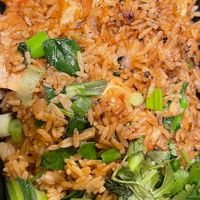 veganized fried rice   at bahn thai in San Diego