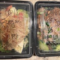 clear vegan labeling   at bahn thai in San Diego