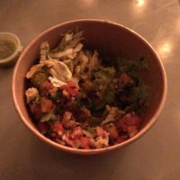 Vegan burrito bowl at Burrito Buoy in Folkestone
