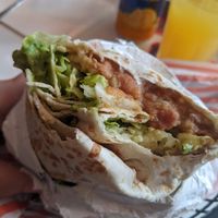 Vegan burrito at Burrito Buoy in Folkestone