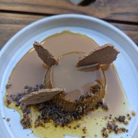 Flan at Mudra Express in Buenos Aires