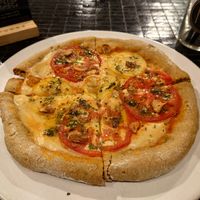 Napolitana Pizza at Mudra Express in Buenos Aires