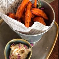 Sweet potato fries at Pancha Cafe in Hamilton