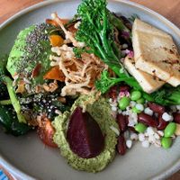 Super bowl. Super indeed!  at Pancha Cafe in Hamilton