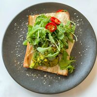 Pesto scrambled tofu  at Dicki's in Ascot