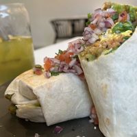 Breakfast burrito wrap  at Dicki's in Ascot