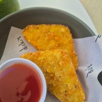 Hashbrowns as a side at Dicki's in Ascot