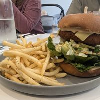 Katsu chicken burger at Dicki's in Ascot