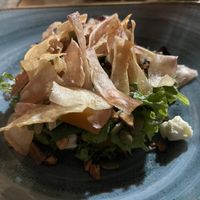 Kale salad—lovely but missing something without the cheese.  at El Jardin in Monteverde