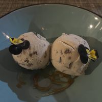 Apple streudel ice cream.   at El Jardin in Monteverde