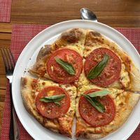 Margarita pizza   at El Jardin in Monteverde