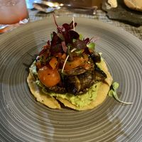 Mushroom toast  at El Jardin in Monteverde