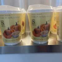 Freeze dried Pumpkin soup  at Healthi Bliss in Bangkok