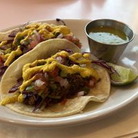Mushroom chorizo tacos  at Sunny's in Bentonville