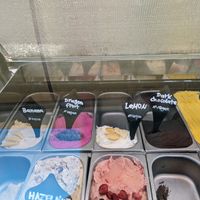 Vegan options at Gelato Fortuna in Tenerife
