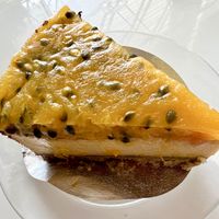 Passion fruit cheesecake  #Veganuary at Veganet by Kanda in Bangkok