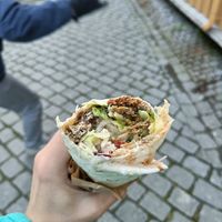 Falafel roll at S'wich in Trondheim