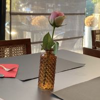 Ambiance with fresh rose  at Chandigarh in Brussels