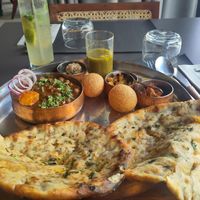 Main dishes at Chandigarh in Brussels