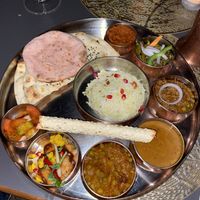 Vegan thali  at Chandigarh in Brussels