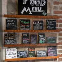 Part of their menu. at Politics and Prose Bookstore in Washington