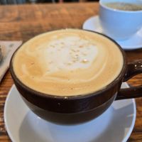 Autumn Latte with oat milk at Politics and Prose Bookstore in Washington