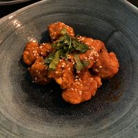 Hot cauliflower bites at Vegan Pind in Staines-upon-thames
