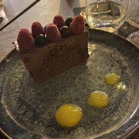 Vegan chocolate cake (so rich!)  at Santa in Lisbon
