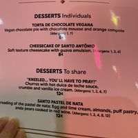 Vegan desert  at Santa in Lisbon