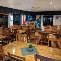 Inside the restaurant at Königsee in Borlaenge