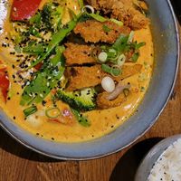 Mon curry with oyster mushrooms at Mon in Berlin