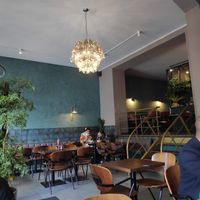 Restaurant from inside at Mon in Berlin