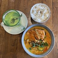 Mon peanut curry  at Mon in Berlin