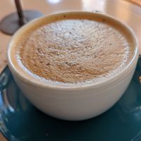 Dirty chai with nut milk at Felix Roasting Co in Aspen